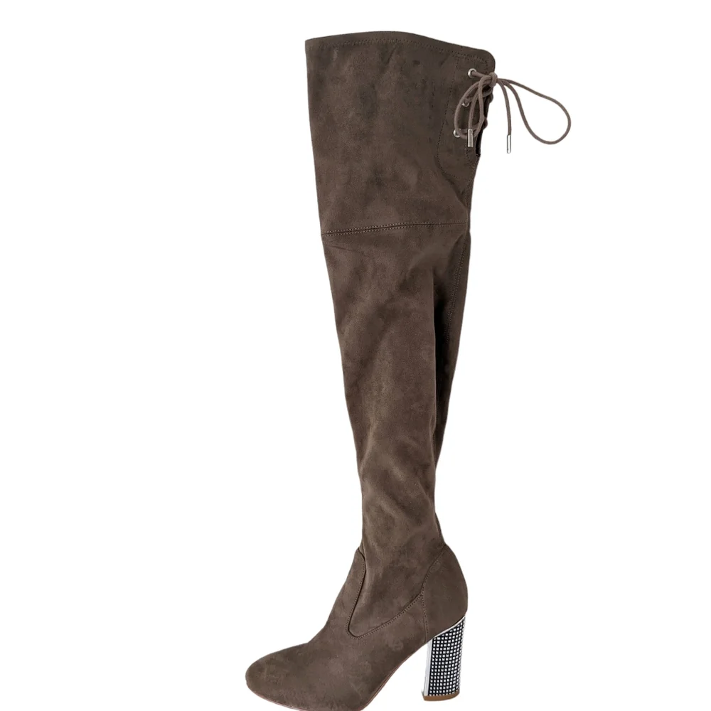 Guess Abegail Suede Over the Knee Boots Size 6